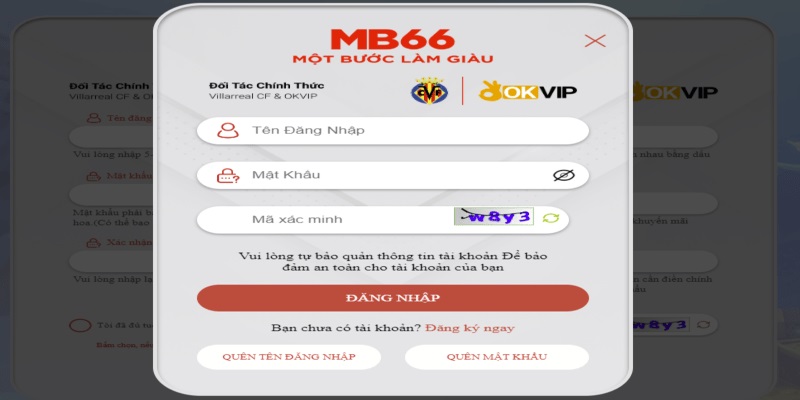 Hướng dẫn tân thủ đăng nhập MB66 bằng website